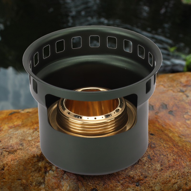 Spirit Burner Copper Windproof Portable Aluminium Alloy Alcohol Backpacking Stove