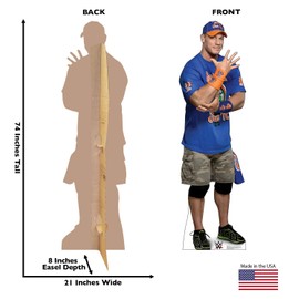 Advanced Graphics John Cena Life Size Cardboard Cutout Standup - WWE