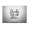 (3PCS) Drinks Well with Others Sticker for Phone Tablet Laptop