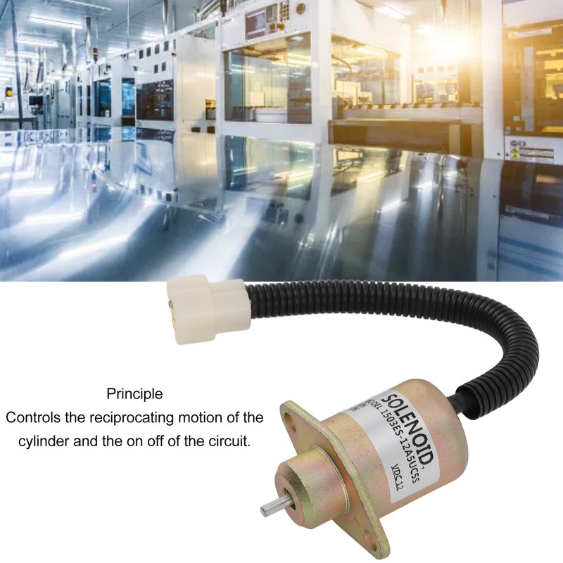 12V Fuel Shut Off Solenoid Valve 1503es 12a5uc5s Accurate Anti