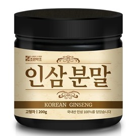 국내산 100 국산 인삼 가루 분말 파우더 200g Domestic 100% Korean Ginseng Powder 200g