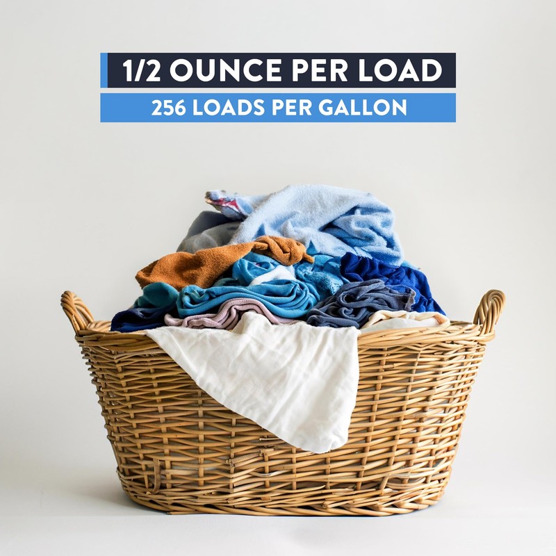 Detco Blue Max Industrial-Strength Laundry Detergent Concentrate - Safely Clean