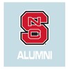 Craftique North Carolina State Decal (S NC ALUMNI DECAL (5''),