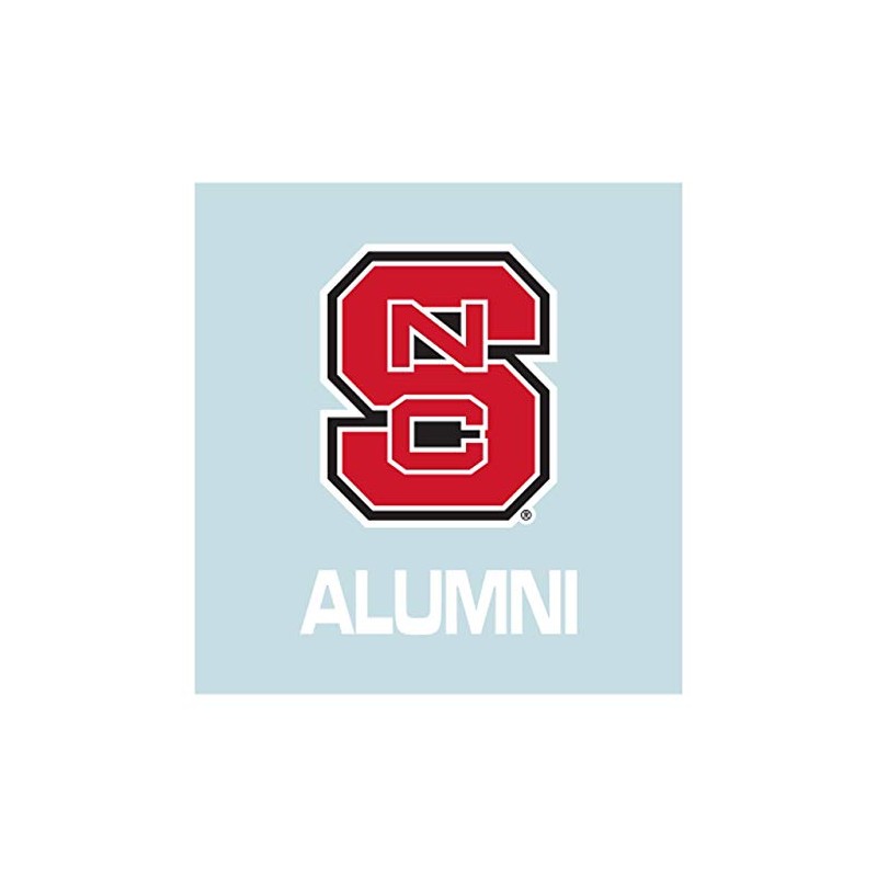 Craftique North Carolina State Decal (S NC ALUMNI DECAL (5''),