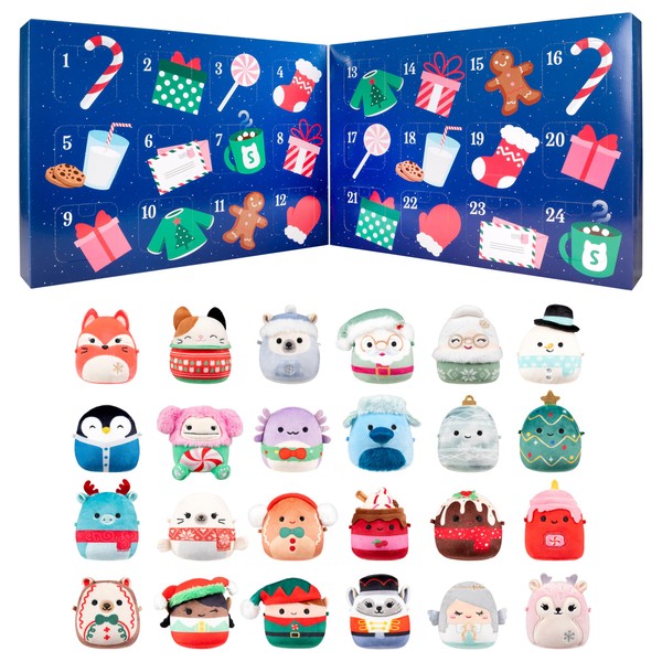 Squishmallows Squishmallows Original 24-Day Micromallows Holiday Plush Advent Calendar