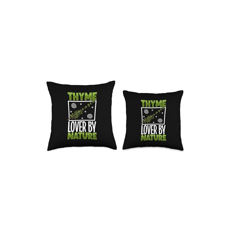 Herbs - I love Thyme Throw Pillow