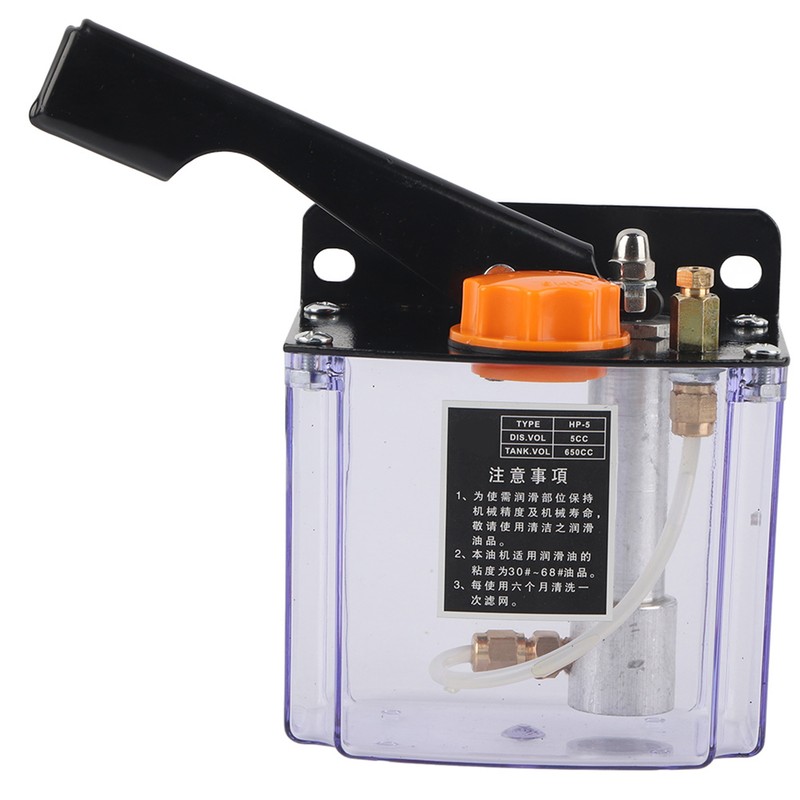 HP-5L Manual Lubricating Pump Left Hand Operated Lubrication Pump 650CC