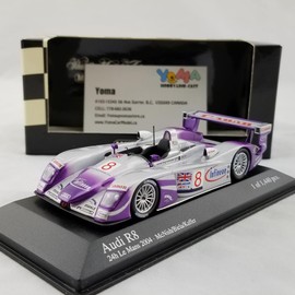 Minichamps 1:43 R8 McNish/Biela/Kaffer Sport UK Team Veloqx #8 24H Le Mans 2004 400041308 [Shipping from Canada]