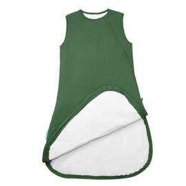 PurComfy Supersoft Sleep Sack 1.0 TOG, Premium Bamboo Viscose Baby Sleeping Bag, 2-Way Safe Zipper Sleep Sacks 15-24 Months (Forest)