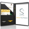 STYLIO Padfolio Portfolio Organizer Binder | Interview Resume Folder, Legal