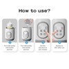 Liwankaqi Bottle Warmer, Fast Milk Warmer, 8 in 1 Portable