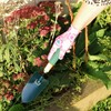 Garden Hand Trowel with Wooden Ergonomic Non-Slip Grip Handle 26.5cm