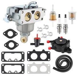 Carburetor for John Deere D130 LA145 796227 for Briggs Stratton V-Twin 406777 407777 44R677 44Q777 44R577 40R877 40G777 40H777 40R777 25hp 26hp 27hp 22hp Engine for Husqvarna Craftsman Lawn Mower