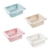 Fridge Drawer Organizer, 4PCS Retractable Drawer Refrigerator Storage Box,Unique Design