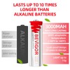 BEVIGOR Lithium AA Batteries 72-Pack, 1.5V 3000mAh Lithium Iron AA