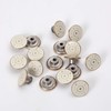 20 Sets 17mm Replacement Jeans Buttons Pants Metal Button Snap