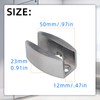 2 Pcs Bottom Guide for Sliding Shower Door, 304 Stainless
