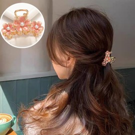 BetterJonny Hair Clips, Set of 4, Small Hair Clips, Flowers, Hair Clips, Small Hair Accessories, Adults, Cute, Popular, Fashionable