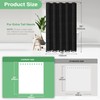 Dynamene Extra Long Shower Curtains, 96 Inch Long Boho Chenille