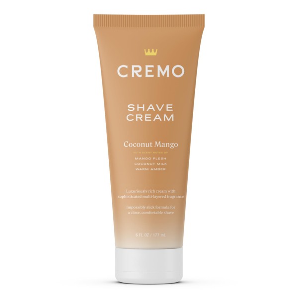 Cremo Cremo Cremo Coconut Mango Moisturizing Shave Cream, Astonishingly Superior