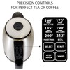 Kenmore 1.7L Cordless Electric Kettle w/ 6 Temperature Pre-Sets, Stainless