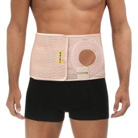 URIEL Abdominal Ostomy Belt Ostomy Supplies Stealth Support Belt Bag for Men Women, Comfortable for Post Operative Care After Surgery Size 1 (21.5'-31.25')