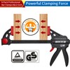 SIIIXS Professional 8-Pack Bar Clamps for Woodworking with GS Certificate,