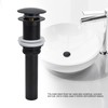Basin Sink Drain Flip Popup Drainer Stopper Kitchen Bathroom Hardware