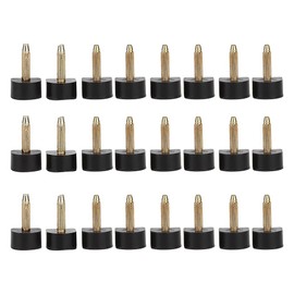 24pcs High Heel Replacement Tips, Heel Cap Replacement Shoe Repair Stiletto Dowel Heel Repair Cover Heel Dowels Protector for Woman (13x13cm)