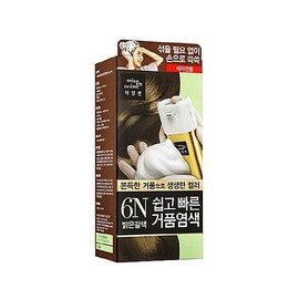 Mise-en-scène Easy and quick foam dyeing 6N light brown (for gray hair only) / 미장센 쉽고 빠른 거품염색 6N 밝은갈색(새치전용)