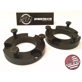 StreetRays [Originals] [SR] 1.5" Front Leveling Spacer Lift Kit FOR 05-23 Tacoma FJ Cruiser 4WD 2WD BLK