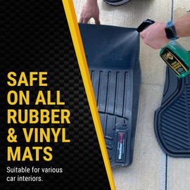 McKee's 37 - Floor Mat & Cargo Liner Rejuvenator | 2-in-1 Rubber Rejuvenator & Car Floor Mat Cleaner for Auto Detailing, Water-Based Formula (22oz)