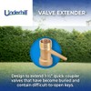 Underhill Extender Valve Key Tool for Garden Water Hose, 1