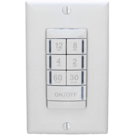 Sensor Switch PTS 720 WH Programmable (Interval) Timer Switch Line Voltage, White, 12-Hour Max