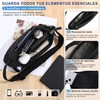 2PCS Cinturón de Viaje Antirrobo con Protección RFID,Soporte para Pasaporte,