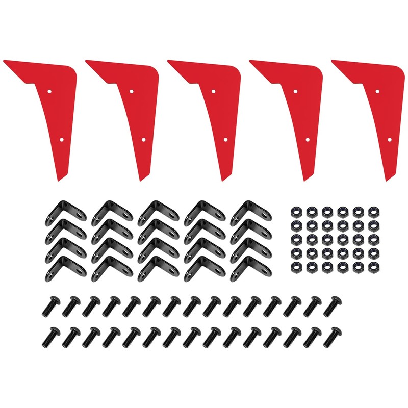 Rear Diffuser V3 5 Fins Set For Dodge Challenger 2015-2024