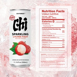 CHI FOREST Lychee Fizzy Sparkling Water (11.15 oz* 24)