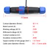 Shengbowi Aviation Plug 4-Pin 5A IP68 Waterproof and Dustproof Solderless