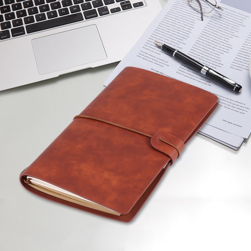 Hilitand Cuaderno de viajeros, 5 Colores, clásico, de Piel sintética,