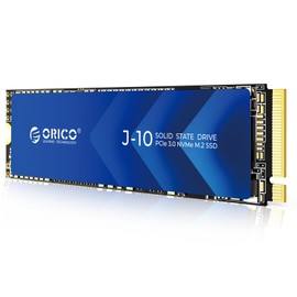 ORICO NVMe SSD 1TB M.2 with Heatsink, Up to 3100MB/s PCIe Gen3x4 2280 Internal Solid State Drive, SLC Cache 3D NAND, Compatible with Laptop and PC Desktops -J10
