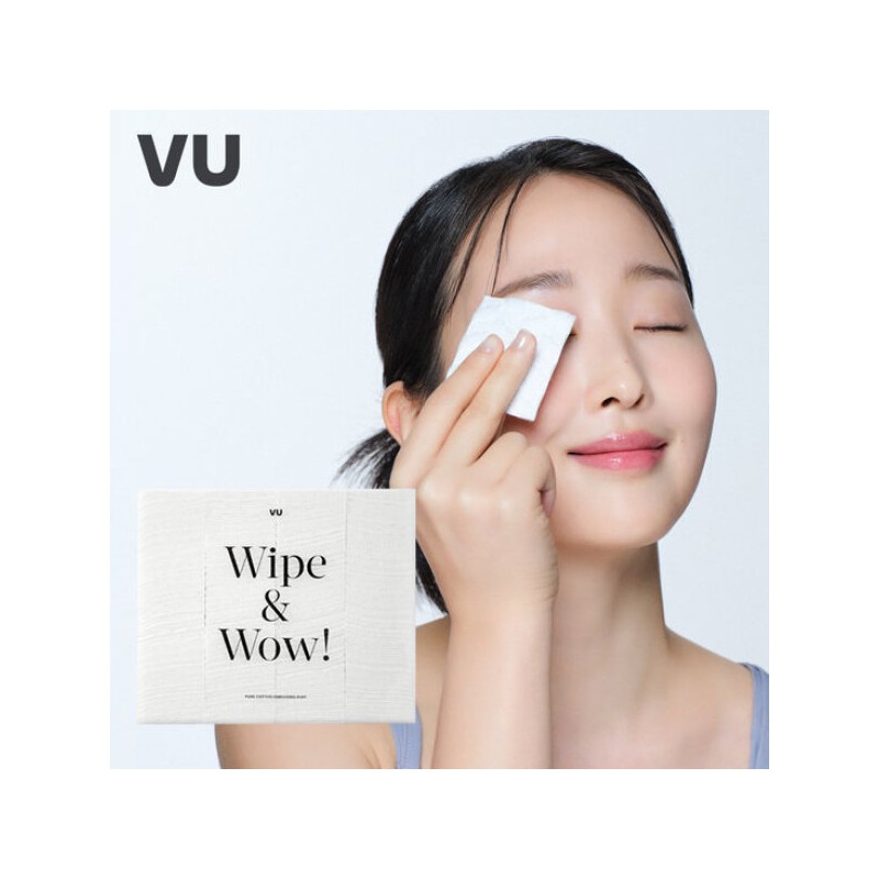 VIEW/Pure Cotton/Hypoallergenic/Embossing/Facial Cotton