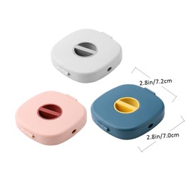 Operitacx 6pcs Rotating Cable Storage Boxes Charging Cable Holder for Headphones Modern Design for Tidy Organization