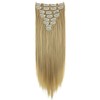 Prettyshop XXL Heat-Resistant Smooth Clip-In Hairpiece Extensions 60 cm Set