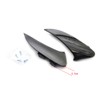 Rear Bumper Spoiler Air Vent Trim Shiny Black Sport Lip
