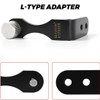GGUFAY Universal Binoculars Tripod Adapter L Mount Metal Tripod Mounting