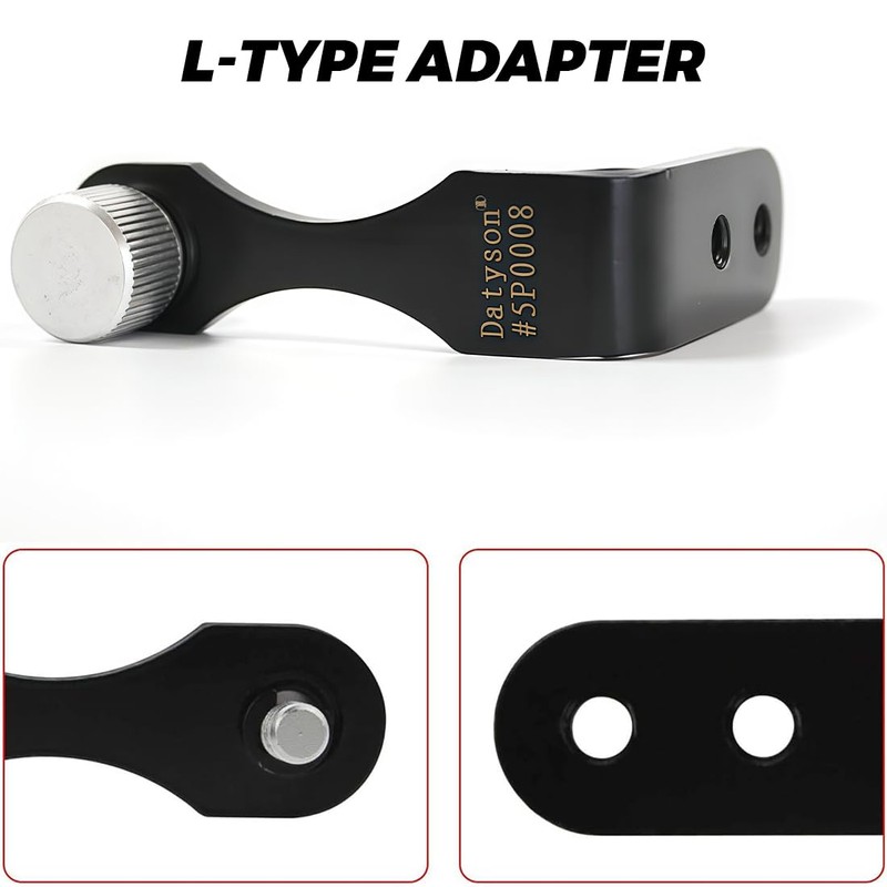 GGUFAY Universal Binoculars Tripod Adapter L Mount Metal Tripod Mounting