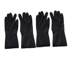 WOONEKY 2pairs Hair Dye Gloves for Women Men Hair Coloring Gloves Shampoo Barbers Beauty Tool Reusable Dyeing Hand Protectors