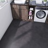 FunStick 15 Pcs Charcoal Grey Peel and Stick Floor Tile