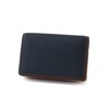 Dakota Black Label BL-625414 Business Card Holder, Genuine Leather, navy