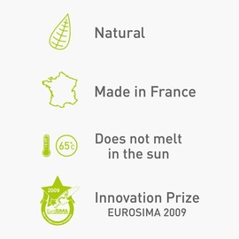 GreenFix/Cold Water 48 - 58°F Organic High Performance Surfboard Wax, Natural Ocean Friendly - Made in France - Non-Melting in Sun, Winner 2009 EU Innovation Award (10 Pack (9 Cold + 1 Basecoat))
